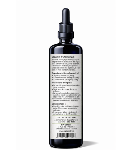 Huile de Nigelle EPIGSOIN 100 ML