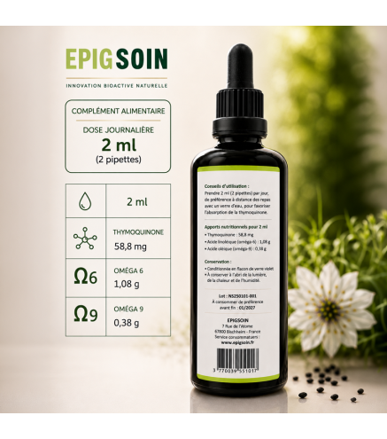 Huile de Nigelle EPIGSOIN 100 ML